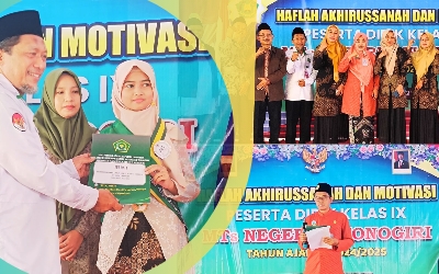 HAFLAH AKHIRUSSANAH MTs N 3 WONOGIRI: JEJAK TIGA TAHUN, HARAPAN UNTUK MASA DEPAN
